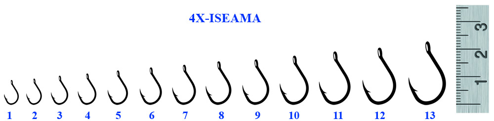 Крючок 4X ISEAMA 9 (10 шт)