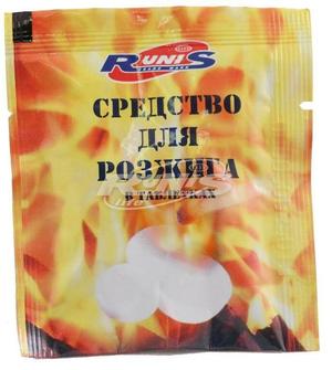 Средство для розжига RUNIS, таблетка 15 гр