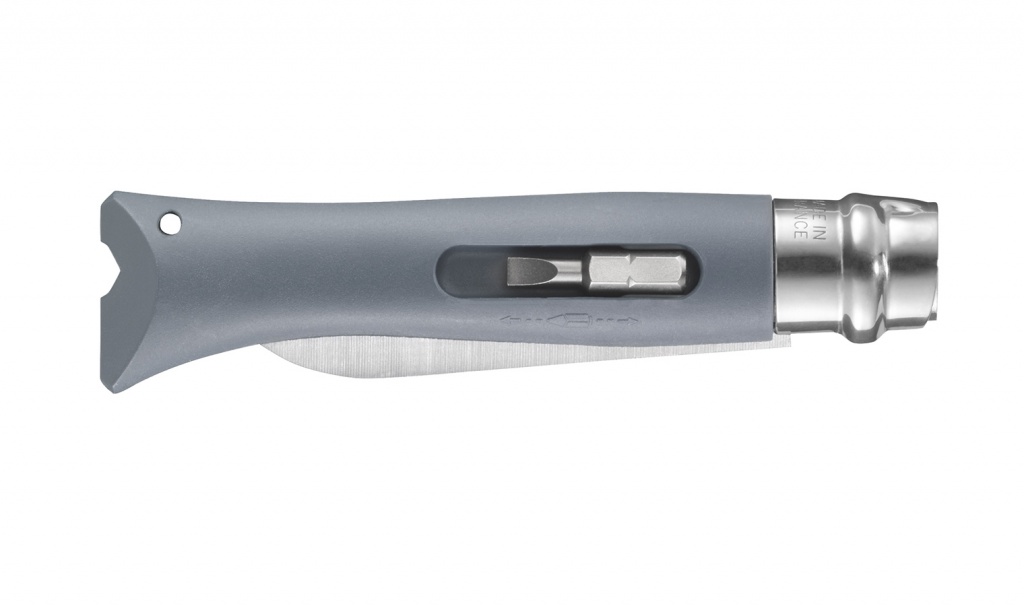 Нож Opinel №9 VRI DIY Grey (нержавеющая сталь)