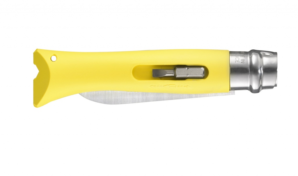 Нож Opinel №9 VRI DIY Yellow (нержавеющая сталь)