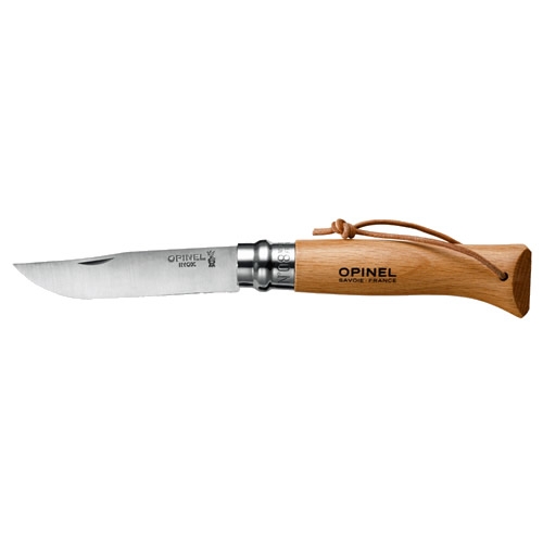 Нож Opinel №8 VRI Tradition Inox (нержавеющая сталь) с темляком