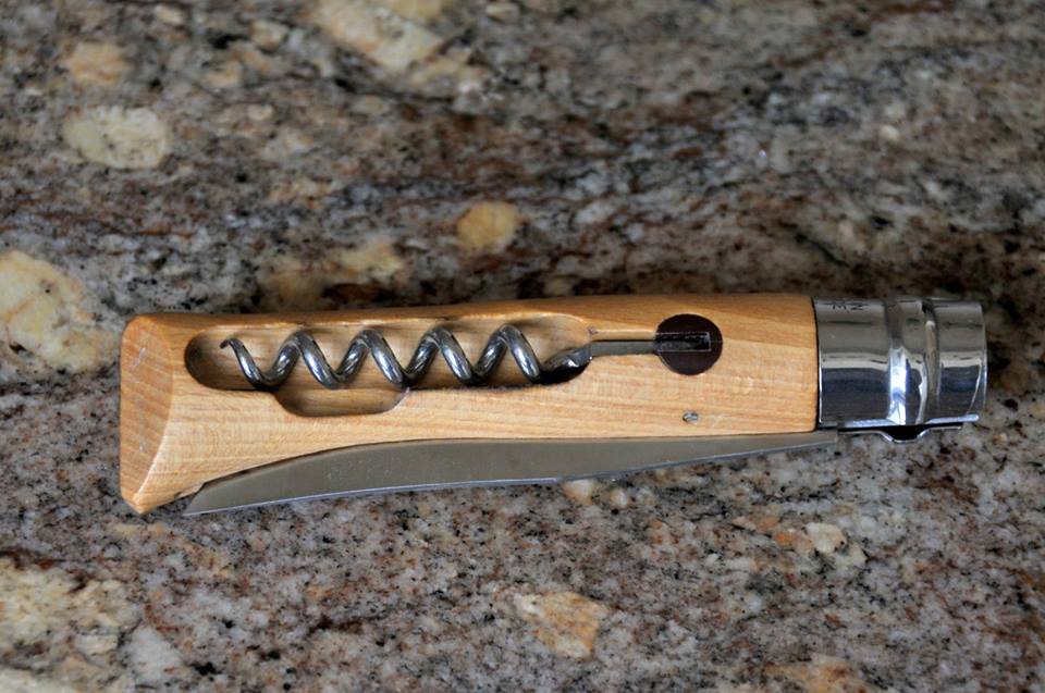 Нож Opinel №10 VRI Tradition Inox (нержавеющая сталь) со штопором