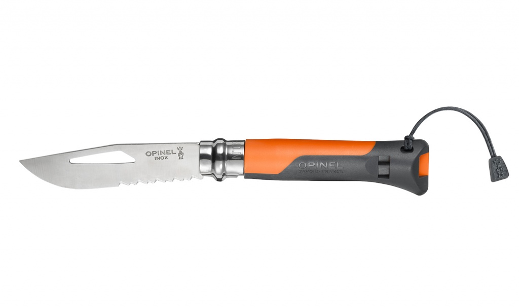Нож туристический Opinel №8 VRI OUTDOOR Orange (нержавеющая сталь)